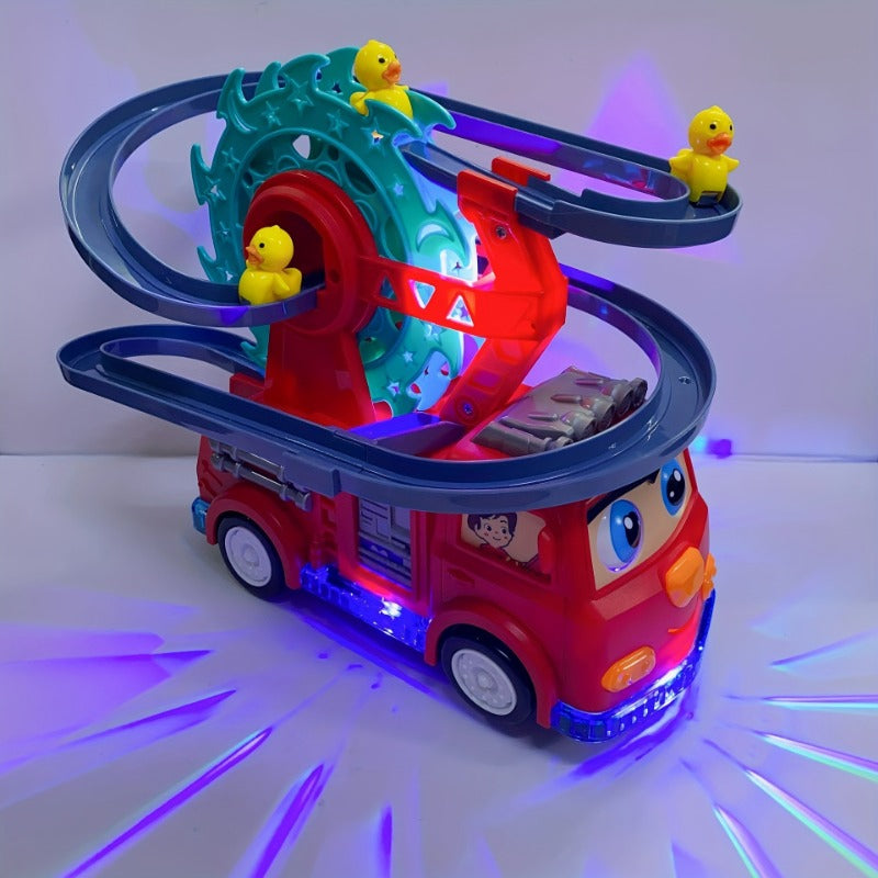 Duck Climbing Toy with Lights, Music, Duck Ladder, Develop Motor and Cognitive, Safe for Ages 6 month+