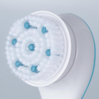 Electric Body Scrubber with Long Handle & Replaceable Brush Heads