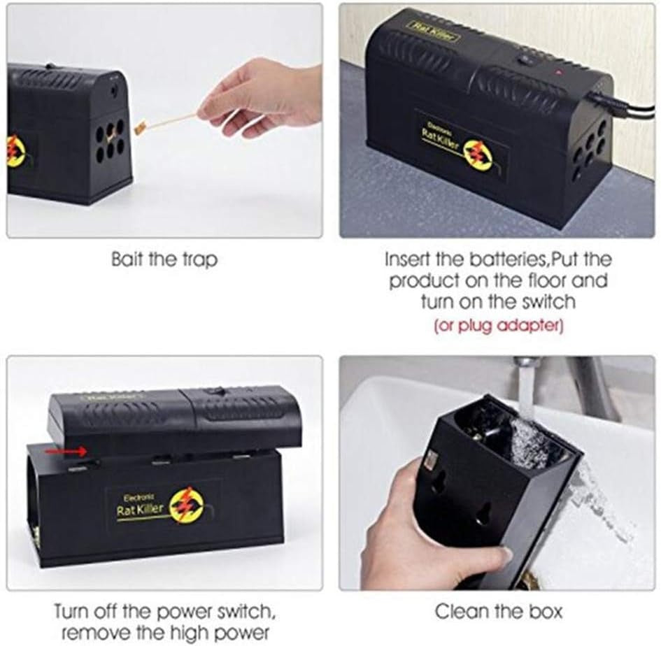 Electric Shock Mouse Trap – Safe, Non-Toxic