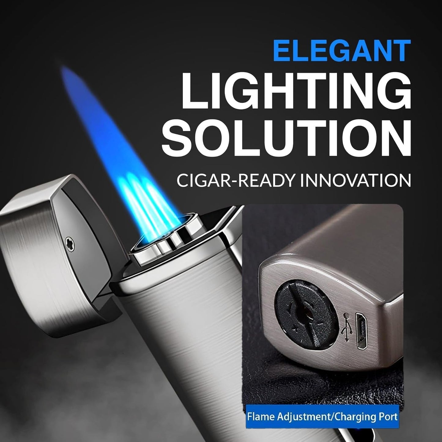 Electric Torch Lighter With Micro Usb Charging Cable