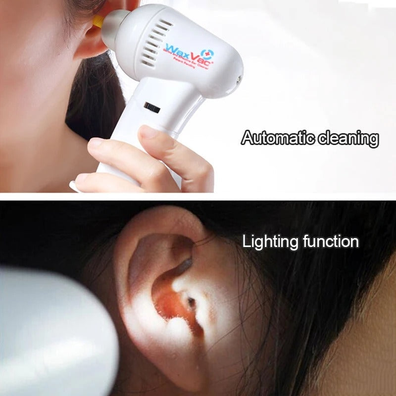 Electric Vacuum Ear Wax Cleaner with Soft Tips