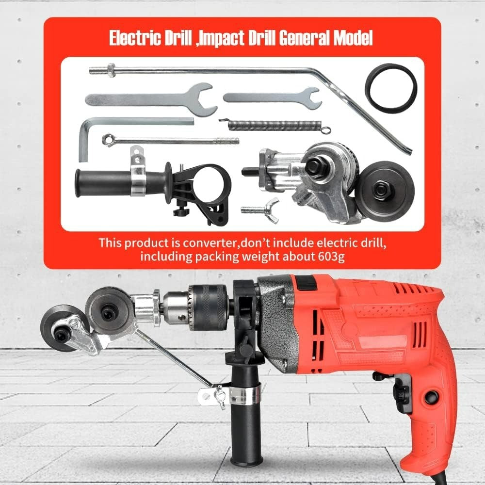 Electric Drill Refitting Plate Shears with Precision Metal Cutting and Multi-Material Cutting Capability