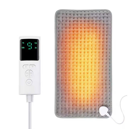 Electric Heating Pad with Controller, Safe Materials, Easy-to-Clean Design and Foldable Portability