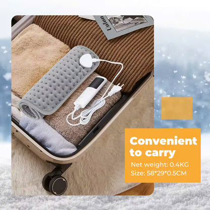 Electric Heating Pad with Controller, Safe Materials, Easy-to-Clean Design and Foldable Portability