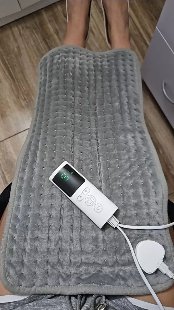Electric Heating Pad with Controller, Safe Materials, Easy-to-Clean Design and Foldable Portability