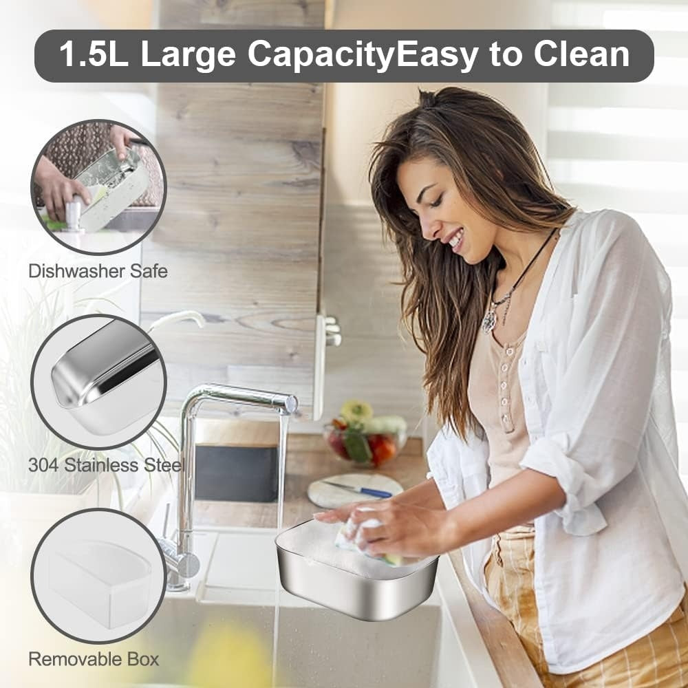 Electric Lunch Box -  Portable Food Warmer - Leakproof Stainless Steel Container & Insulated Bag