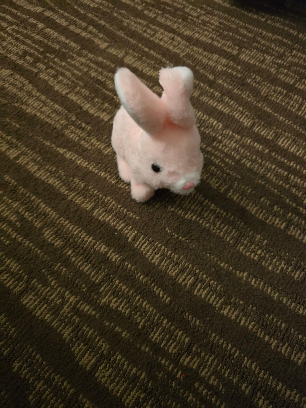 Electronic Hopping Bunny Toy with Dynamic Parts, Cotton Skin, Thrilling Sound - Safe for All Ages