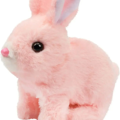 Electronic Hopping Bunny Toy with Dynamic Parts, Cotton Skin, Thrilling Sound - Safe for All Ages