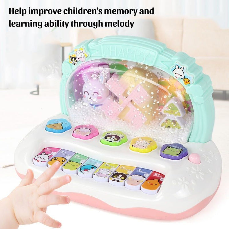 Electronic Piano Toy with Colorful Lights, Adorable Design and Music Skill Development, Safe for Ages 3+