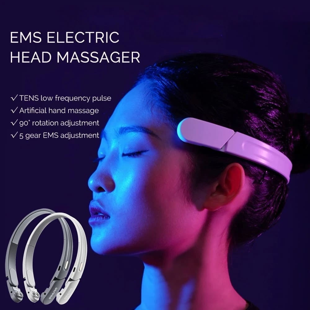 EMS Electric Head Massage Machine for Stress and Headache Relief
