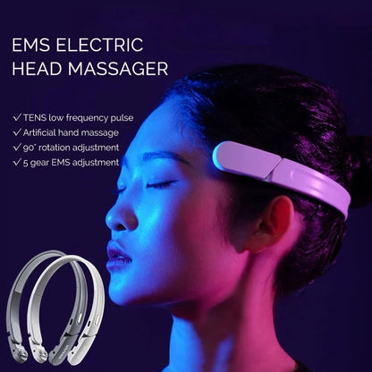 EMS Electric Head Massage Machine for Stress and Headache Relief