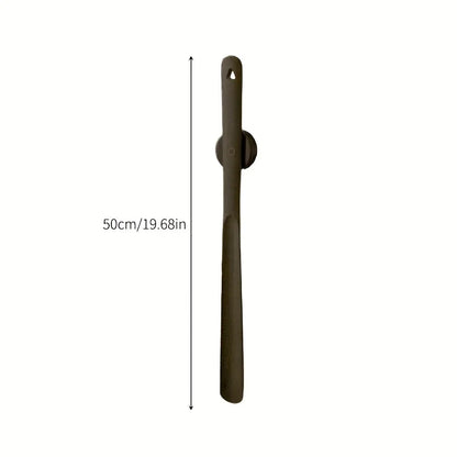 ErgoGrip Extra-Long Shoe Horn With Heel Shaper, Magnetic Wall Mount, Hanging Hole, Decorative Design