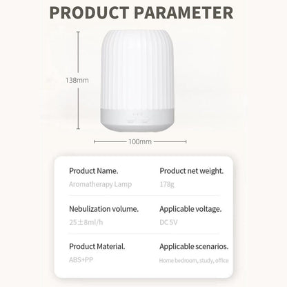 Essential Oil Diffuser and Humidifier with Aromatherapy Function, Night Light Featuring 3 Brightness Levels