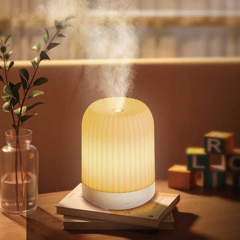 Essential Oil Diffuser and Humidifier with Aromatherapy Function, Night Light Featuring 3 Brightness Levels