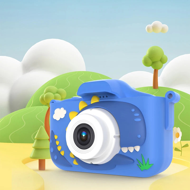 Exciting Camera for Inquisitive Children With Selfie, 32GB Storage, Display Screen, Fun Cartoon Design for Ages 3+
