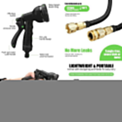 Expandable High Pressure Garden Hose with Metal Connectors