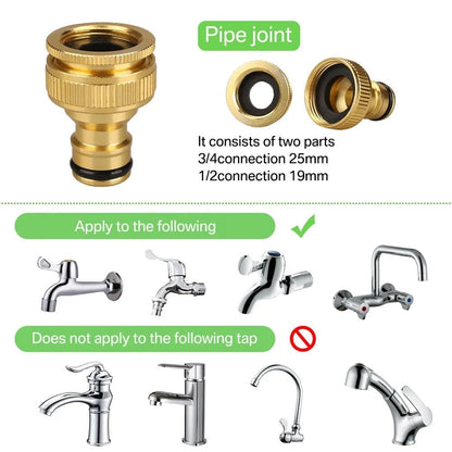 Expandable High Pressure Garden Hose with Metal Connectors