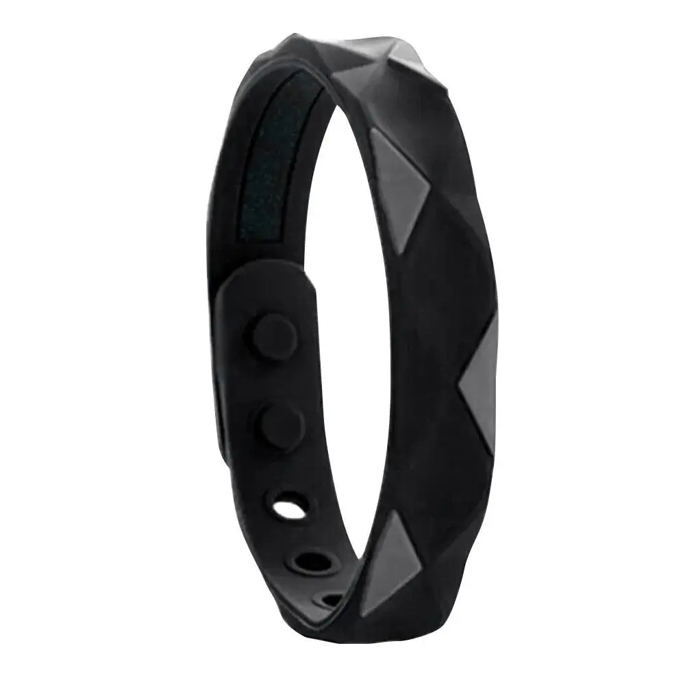 Far Infrared Anti Static Negative Ion Bracelet - Waterproof Silicone Lovers Bracelet Anti Fatigue, Sports Wristband