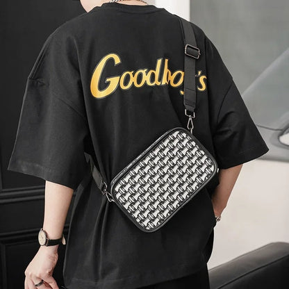 Fashion Shoulder Bag Men's Crossbody Bag Canvas Designer Sling