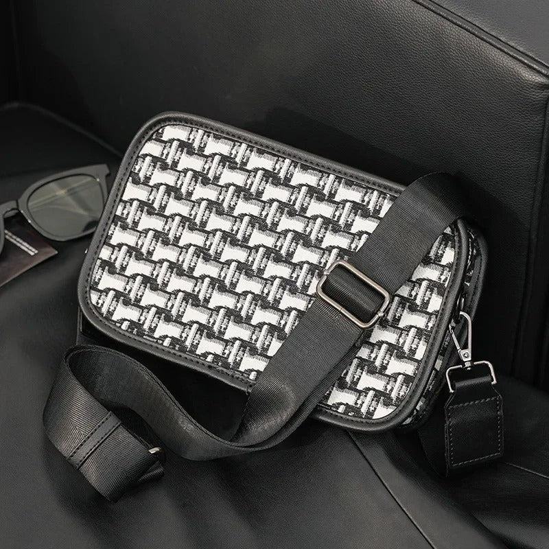 Fashion Shoulder Bag Men's Crossbody Bag Canvas Designer Sling