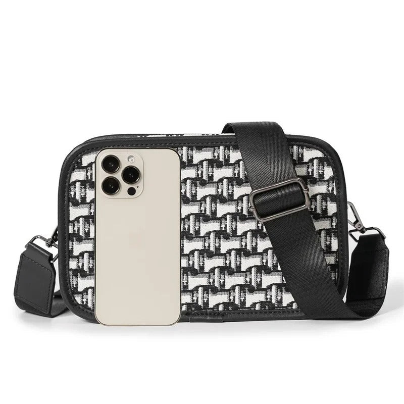 Fashion Shoulder Bag Men's Crossbody Bag Canvas Designer Sling