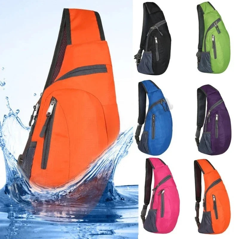 Fashionable Waterproof Chest Pack, Crossbody Shoulder Bag for Outdoor Activities
