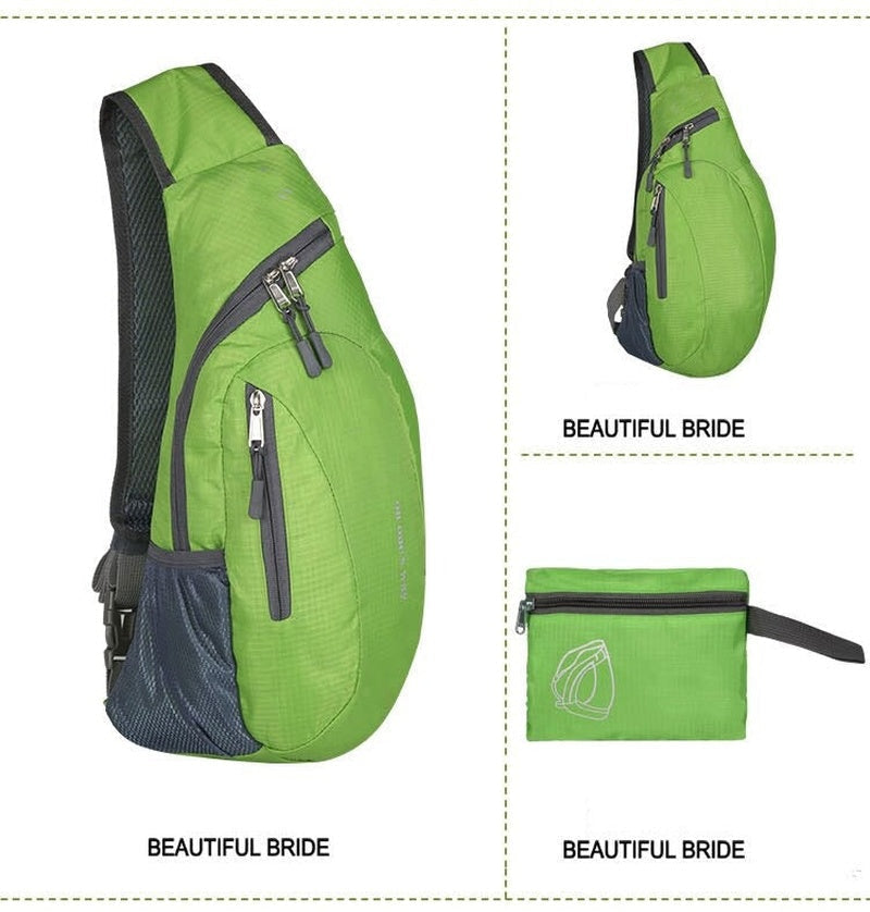 Fashionable Waterproof Chest Pack, Crossbody Shoulder Bag for Outdoor Activities