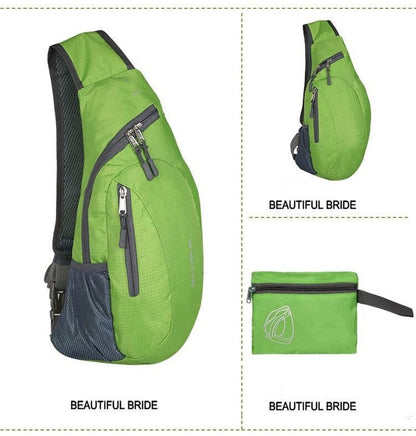 Fashionable Waterproof Chest Pack, Crossbody Shoulder Bag for Outdoor Activities