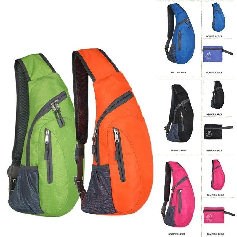 Fashionable Waterproof Chest Pack, Crossbody Shoulder Bag for Outdoor Activities