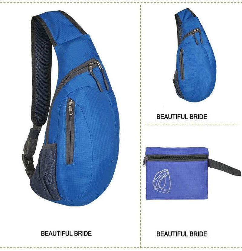 Fashionable Waterproof Chest Pack, Crossbody Shoulder Bag for Outdoor Activities