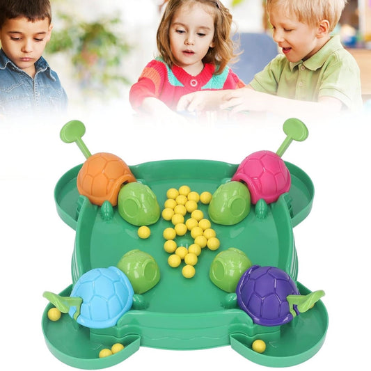Fast & Exciting Board Game with Interactive Turtle Eating, Hand-Eye Coordination Training and Color Recognition, Safe for Ages 3+