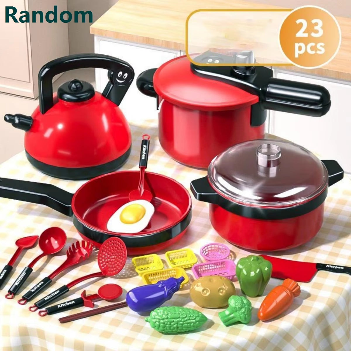 Fidelity Cooking Toys with Highly Simulated, Diverse Accessories, Suitable at Home or School, Safe for Ages 3+