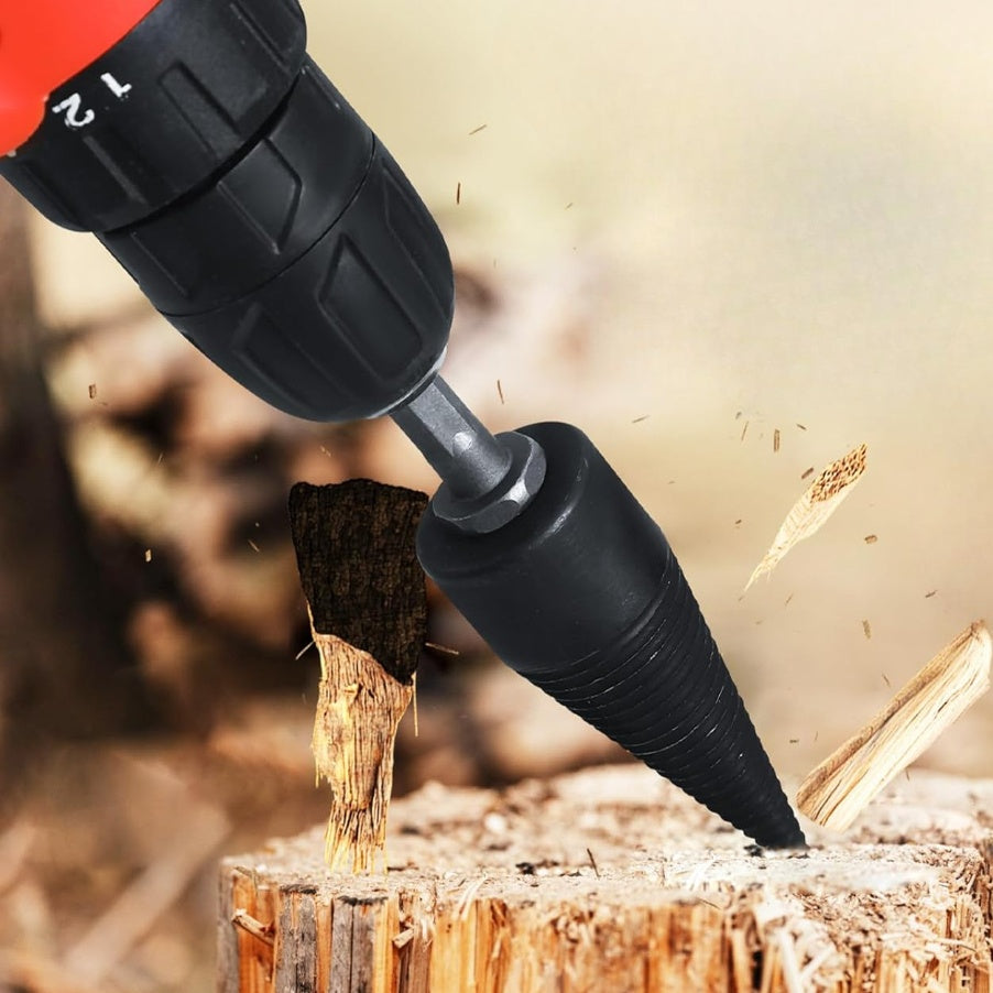 Firewood Splitter Drill Bits - Heavy Duty Firewood Drill for Splitting Wood Logs Easily