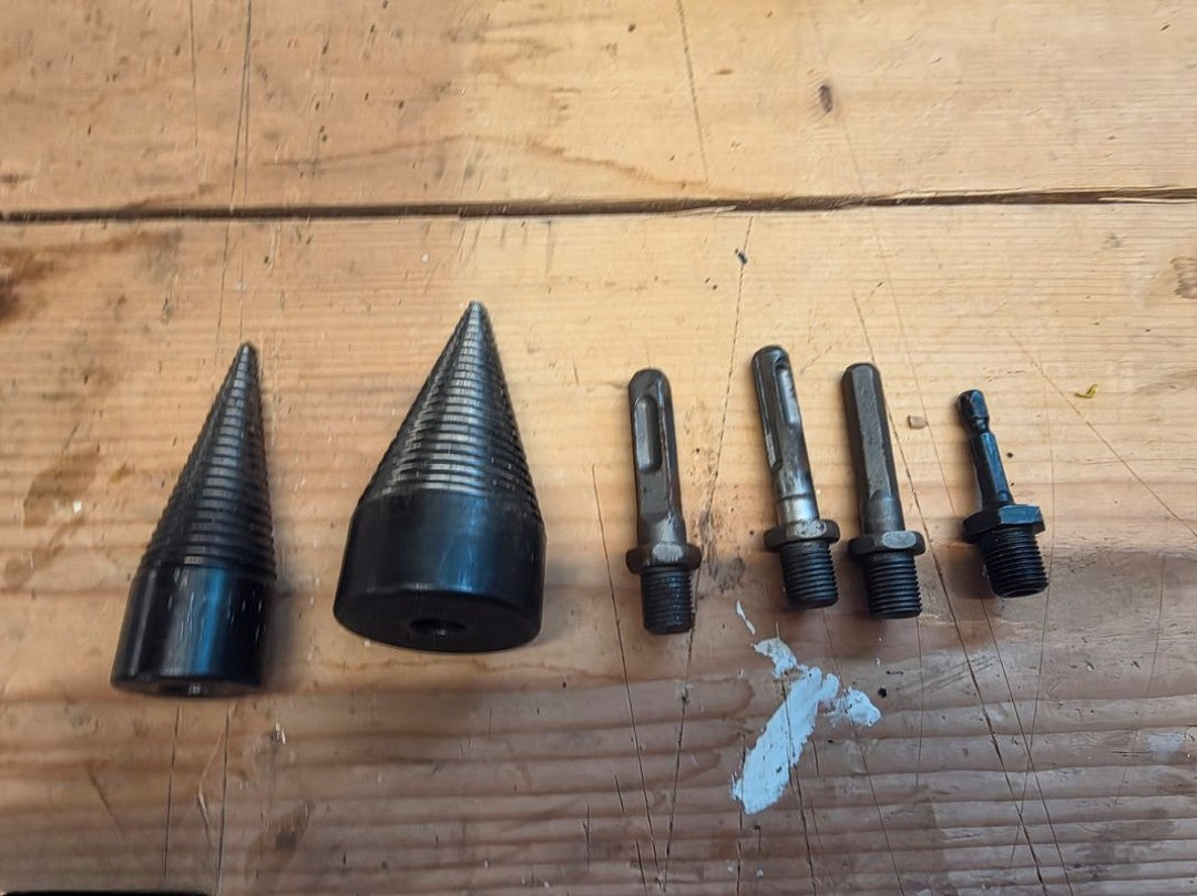 Firewood Splitter Drill Bits - Heavy Duty Firewood Drill for Splitting Wood Logs Easily