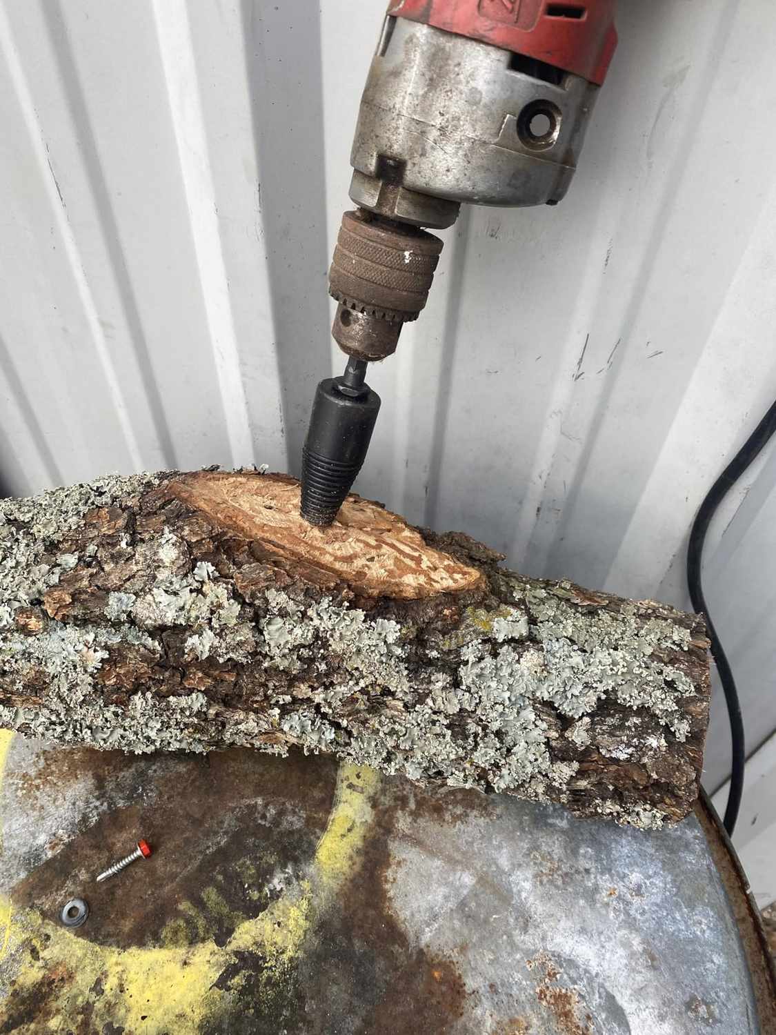 Firewood Splitter Drill Bits - Heavy Duty Firewood Drill for Splitting Wood Logs Easily