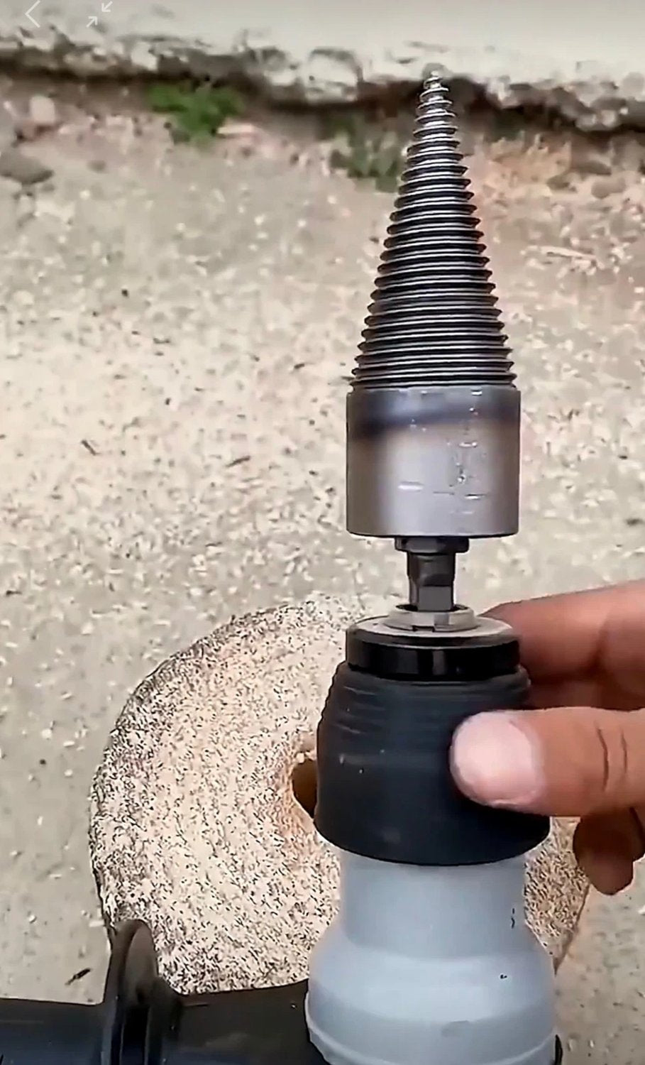 Firewood Splitter Drill Bits - Heavy Duty Firewood Drill for Splitting Wood Logs Easily