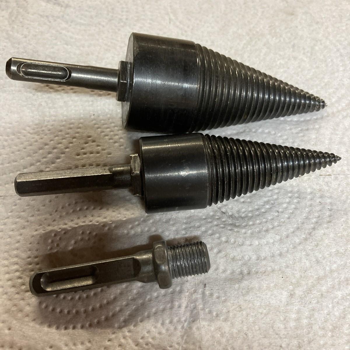 Firewood Splitter Drill Bits - Heavy Duty Firewood Drill for Splitting Wood Logs Easily
