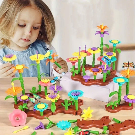 Flower Building Blocks Set – Educational STEM Toy