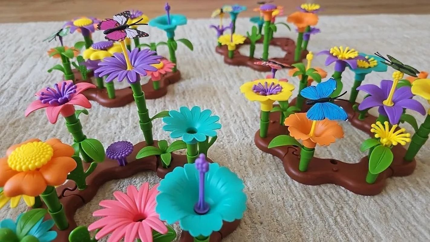 Flower Building Blocks Set – Educational STEM Toy