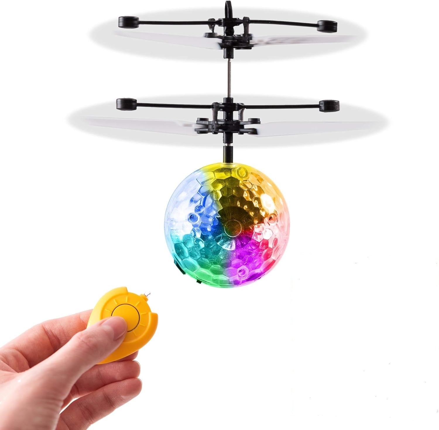Flying orb ball with LED Light, Gesture Control and USB Rechargeable, Safe for Kids 14+