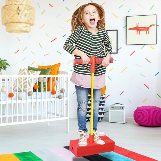 Foam Pogo Jumper Toy with Fun Sound Effect Compact and Portable Safe for Ages 3+