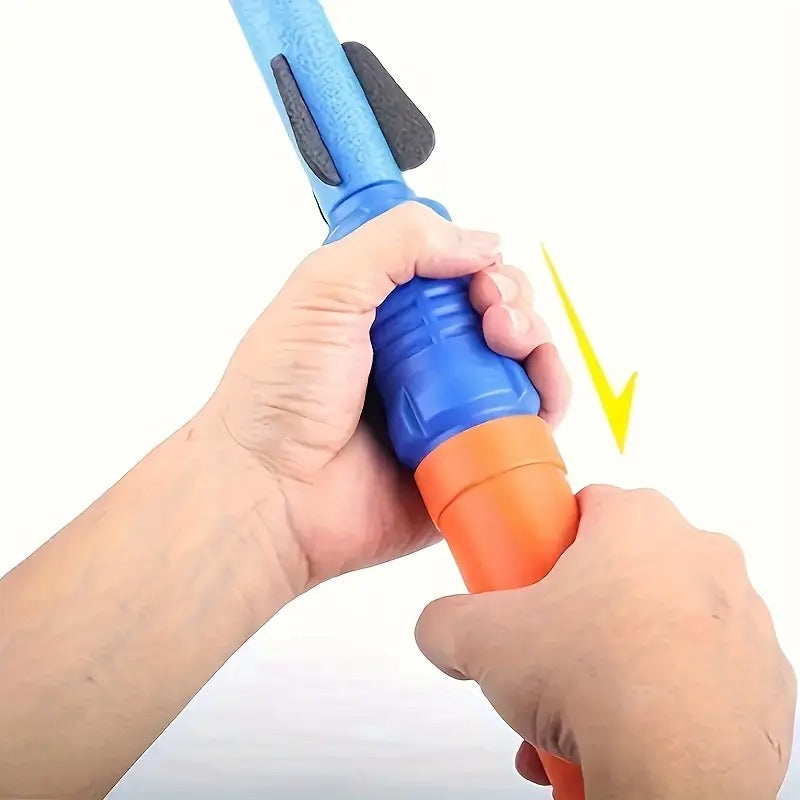 Foam Rocket Launcher Toy, Shoots Up to 50 Feet, Compact & Portable, Safe for Ages 3+