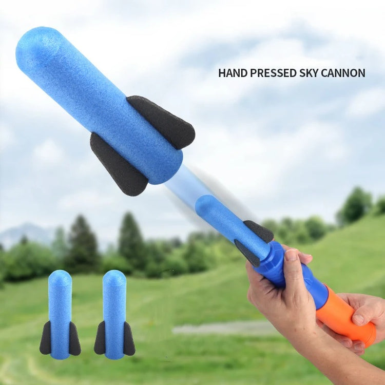 Foam Rocket Launcher Toy, Shoots Up to 50 Feet, Compact & Portable, Safe for Ages 3+