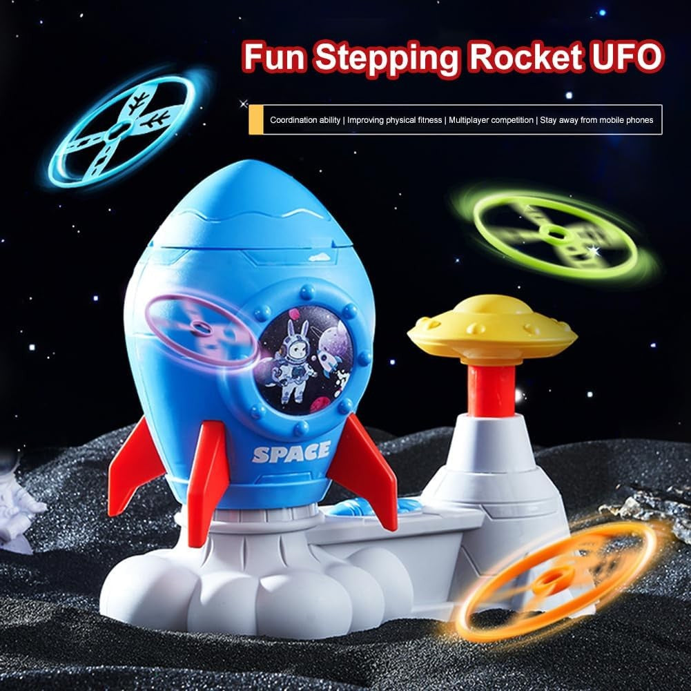 Foot Pedal Catapult Launch Toy With ABS Plastic, Reflex Development, No Batteries Required, Safe for 4+