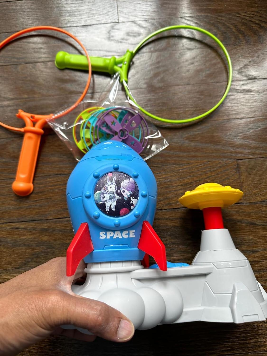 Foot Pedal Catapult Launch Toy With ABS Plastic, Reflex Development, No Batteries Required, Safe for 4+