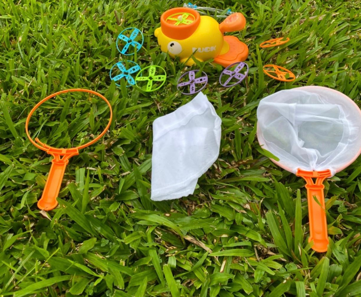 Foot Powered Flying Disc Launcher with Fun Reflex Training and Safe Durable Design for Ages 3+