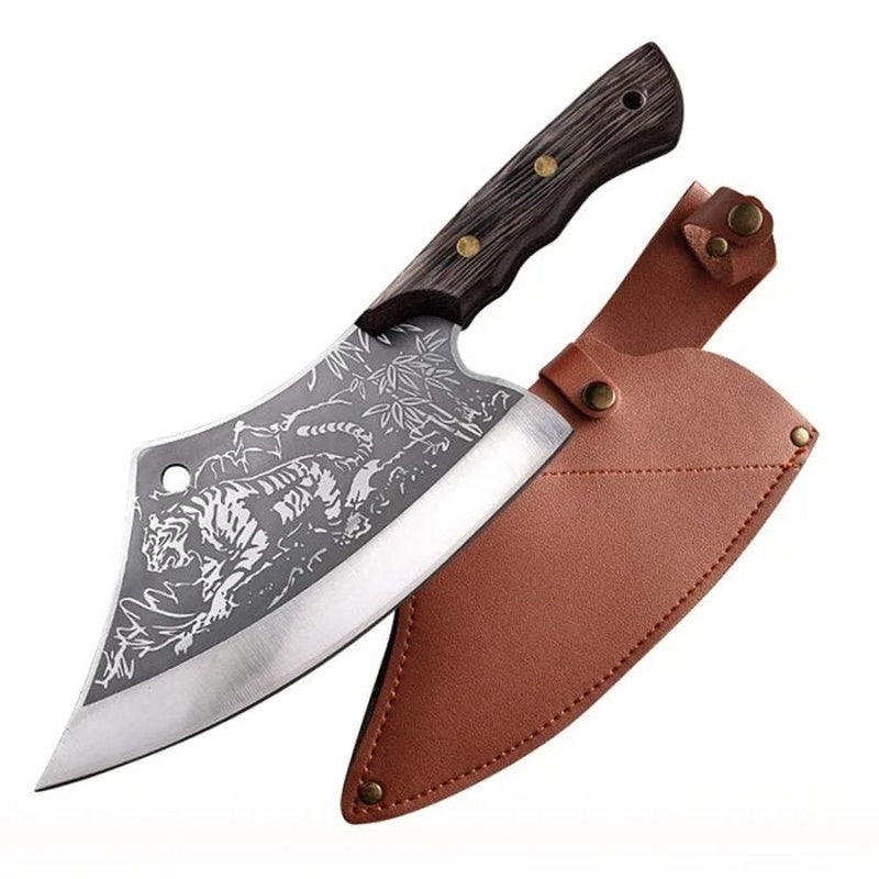 Forged Butcher Knife for Meat Bone Vegetables