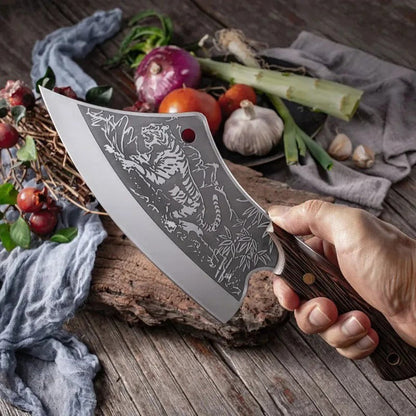 Forged Butcher Knife for Meat Bone Vegetables