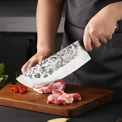 Forged Stainless Steel Cleaver Knife for Meat Cutting