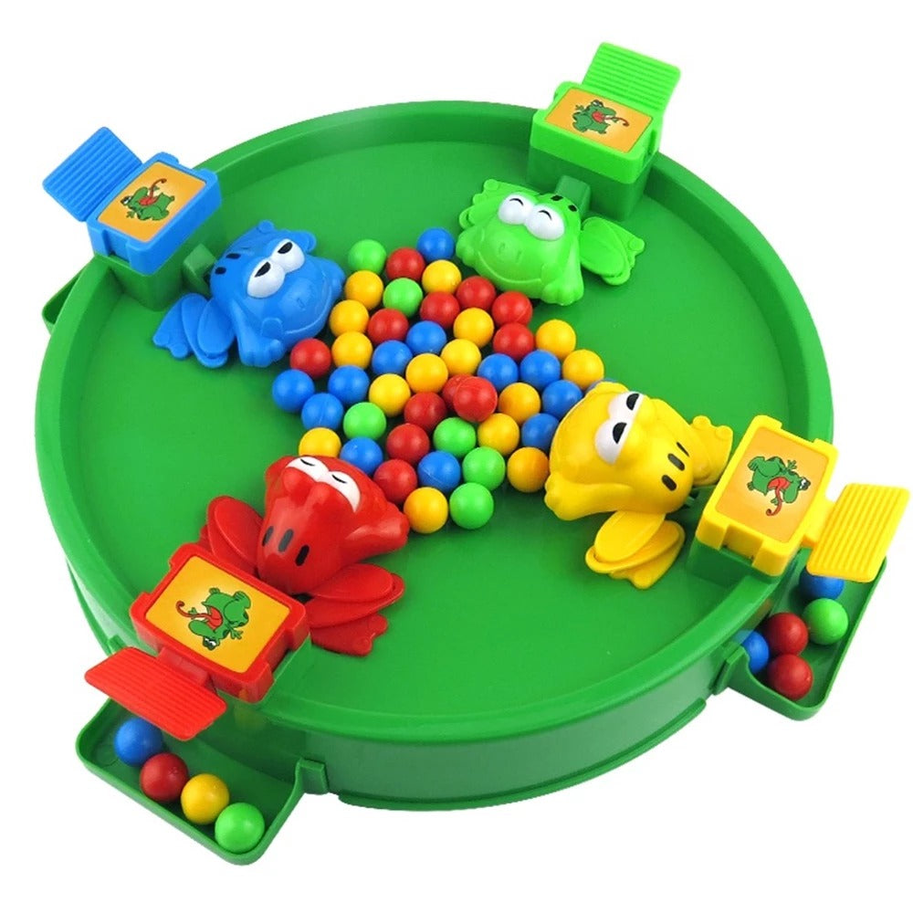 Frog Eating Bean Board Game with Interactive Play, Skill Development, Safe for Kids 3+